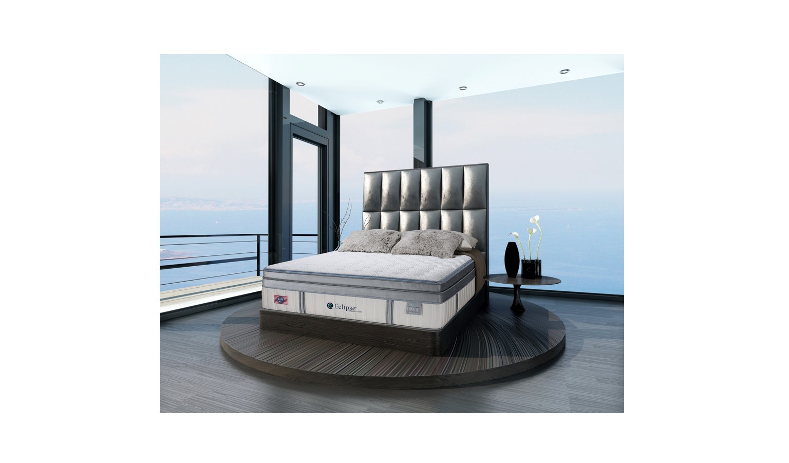 Eclipse Vitacool Athens Queen Size Coil-on-Coil™ Pocketed Spring Mattress